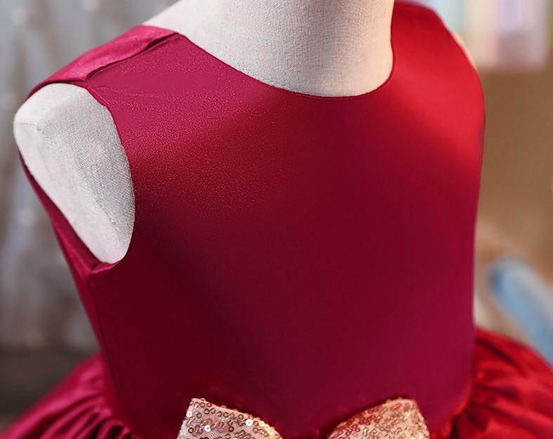 Платье праздничное 120 см Красный (23992025) - фото 4 Платье праздничное 120 см Красный (23992025) - фото 4