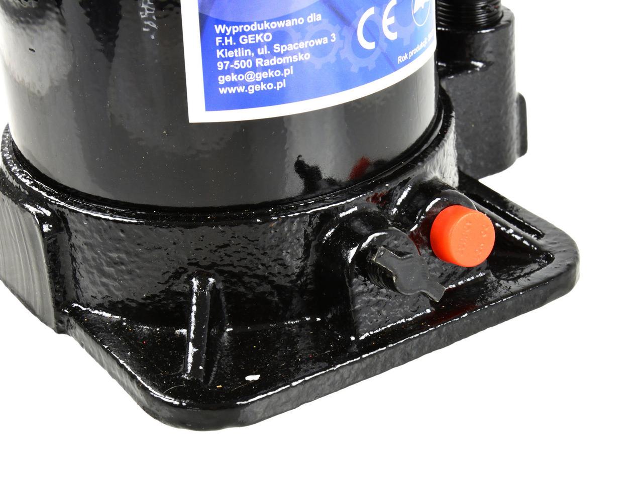 Домкрат гідравлічний GeKo пляшковий 20 тонн (G01056) - фото 5 Домкрат гідравлічний GeKo пляшковий 20 тонн (G01056) - фото 5