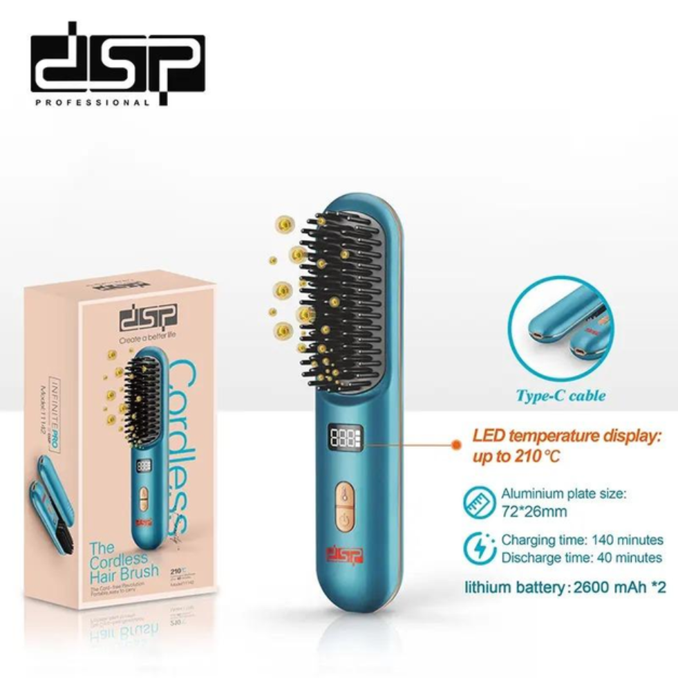 Расческа для выравнивания волос DSP 11142 с регулировкой температуры (24170613) - фото 6 Расческа для выравнивания волос DSP 11142 с регулировкой температуры (24170613) - фото 6