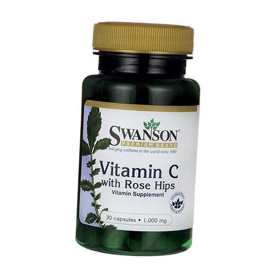 Витамин C Swanson Vitamin C with Rose Hips 1000 mg 30 Caps (SWA-11251) Витамин C Swanson Vitamin C with Rose Hips 1000 mg 30 Caps (SWA-11251)