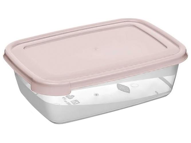 Контейнер пластиковый Bager Cook&Keep MIX прямоугольный 1,2 л Розовый (MLM-BG-608)