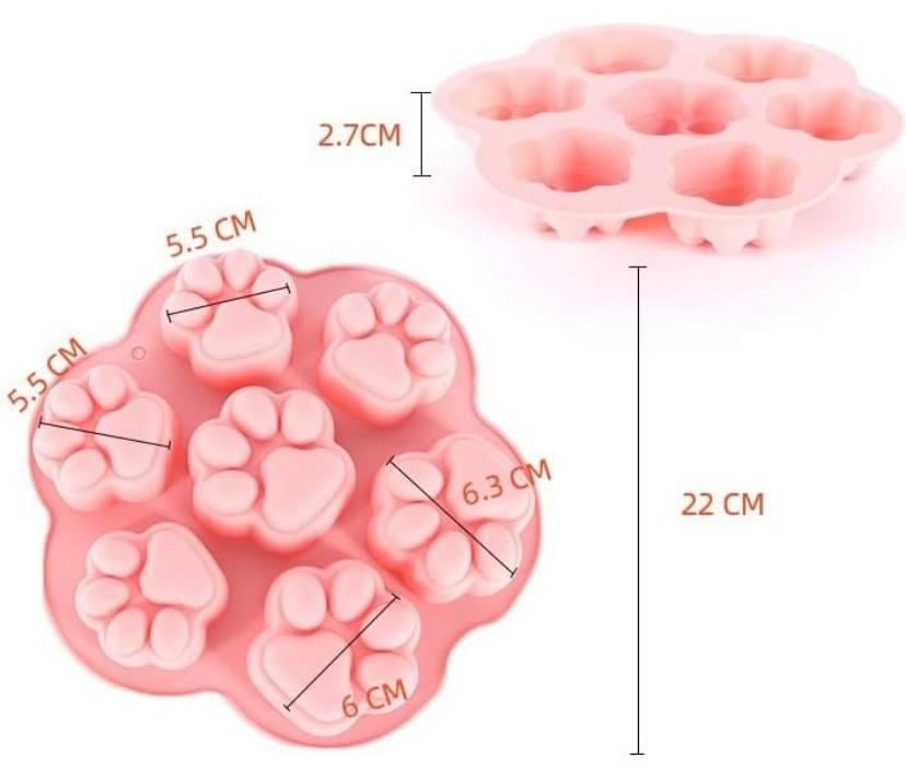 Форма для выпечки Лапки G384 силиконовая (f2bcdd6c) - фото 2