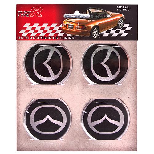 Наклейки на колпаки Mazda 55 мм