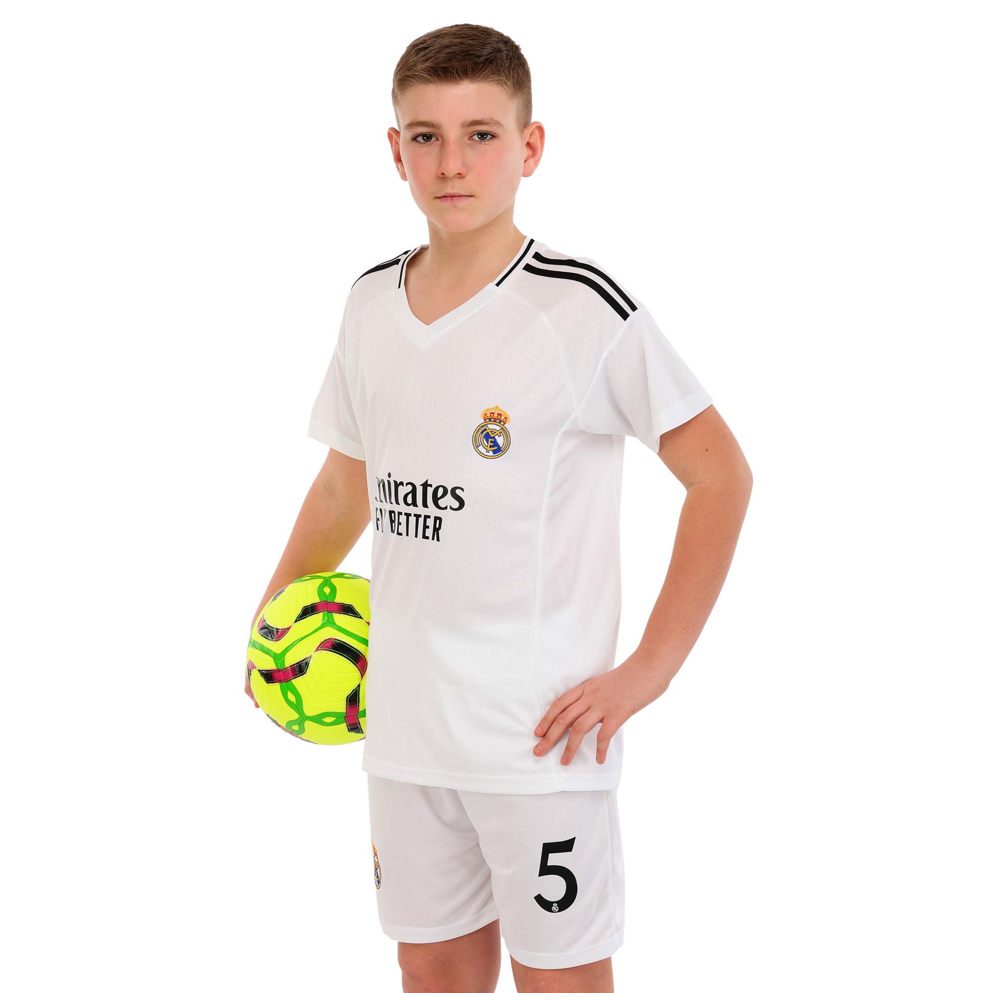 Футбольна форма дитяча REAL MADRID BELLINGHAM 5 домашня 2025 р. 30 150-160 см Білий (CO-4636-30)