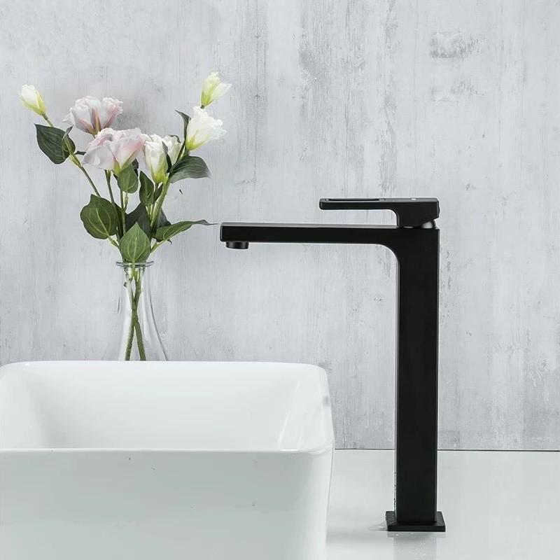 Змішувач для умивальника Gappo Futura G1017-62 Чорний - фото 3 Змішувач для умивальника Gappo Futura G1017-62 Чорний - фото 3