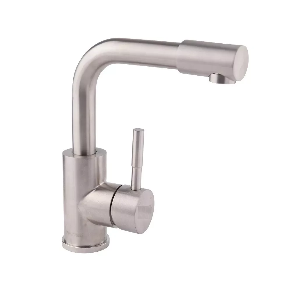 Смеситель для умывальника Wezer EKO1B-01 Сатин (EKO1B-01)