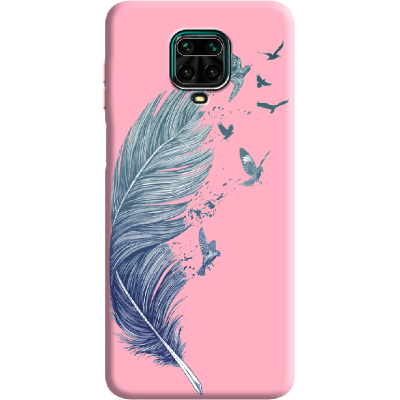 Чохол Boxface Xiaomi Redmi Note 9S Feather Рожевий силікон (39475-cc38-39916) - фото 1