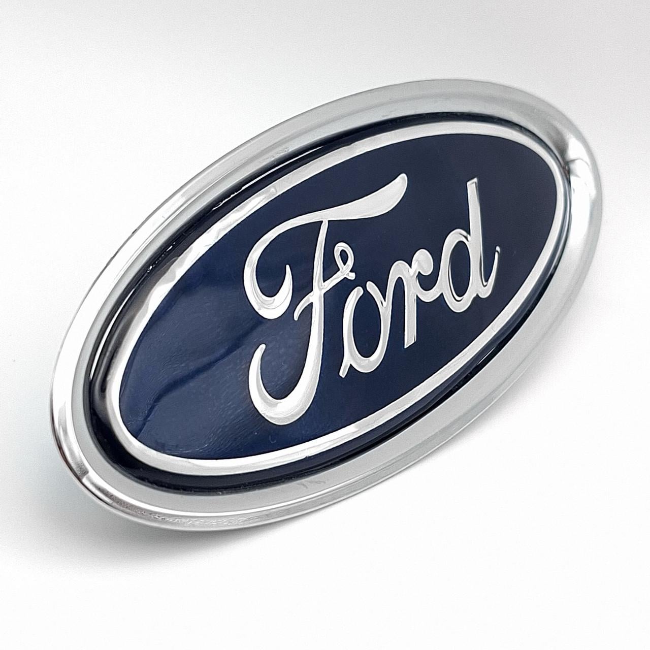 Эмблема Ford 114х47 мм Хром/Синий (2749648715)