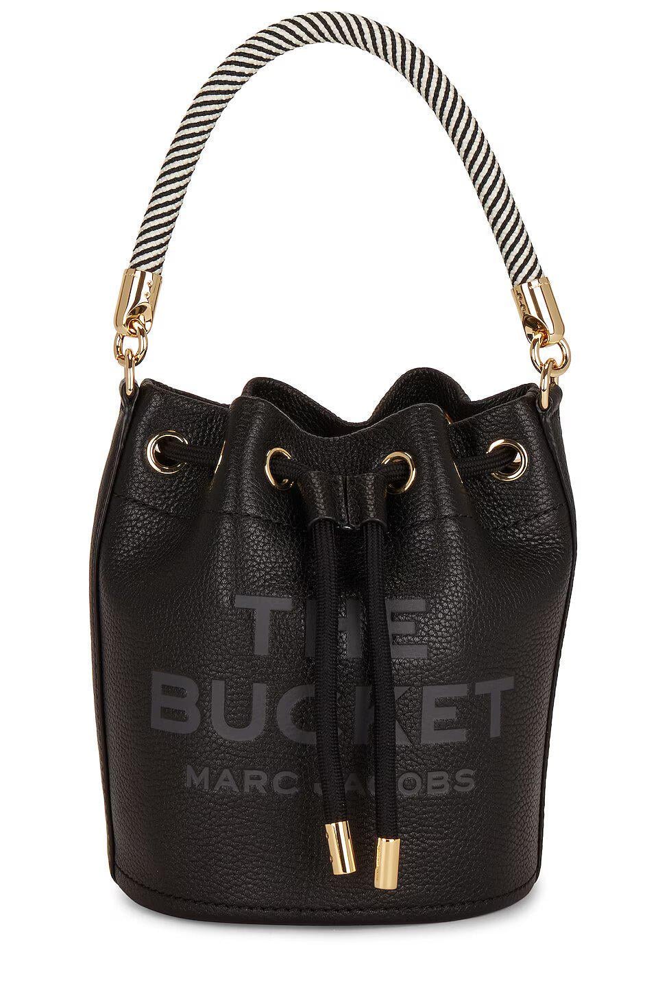 Сумка женская Marc Jacobs The Leather Bucket Bag Черный