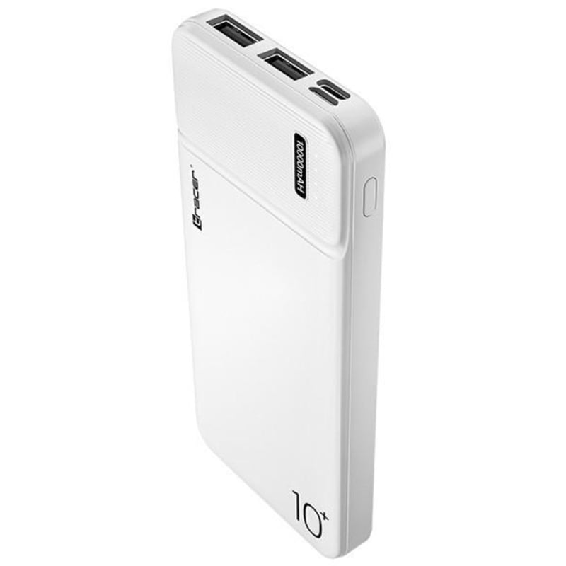 Повербанк Tracer Powerbank TRABAT46958 10000 мАч 2 A White (12893936) - фото 4