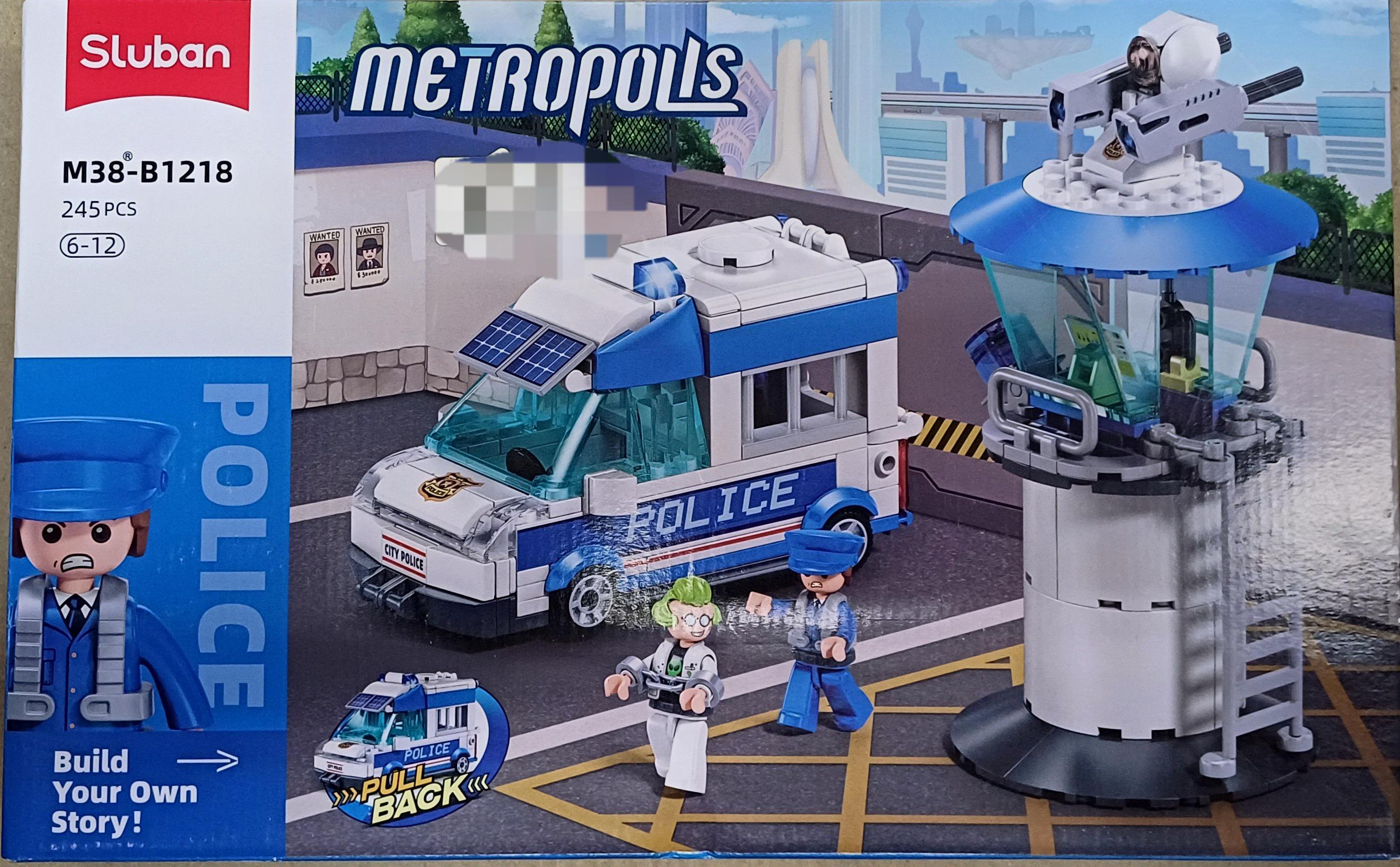 Конструктор Sluban Супровід кримінальника (M38-B1218)