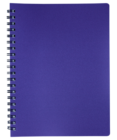 Тетрадь для заметок в клетку А4 Status Buromax чароит с пластиковой обложкой 80 листов