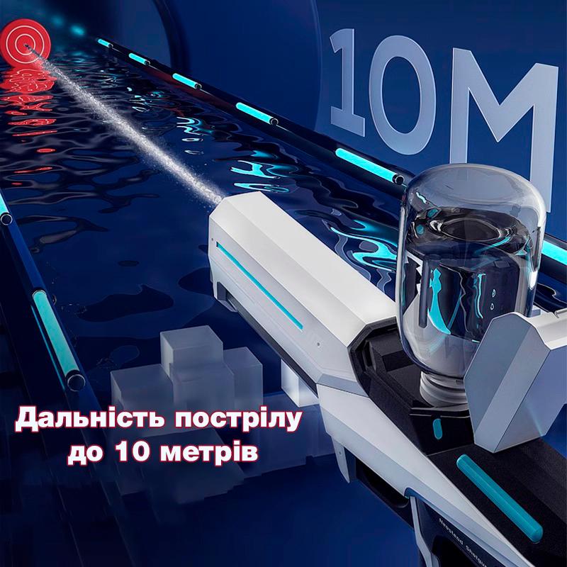 Пистолет водяной динамическая подсветка Aojiate LED Белый (MG60B) - фото 3 Пистолет водяной динамическая подсветка Aojiate LED Белый (MG60B) - фото 3