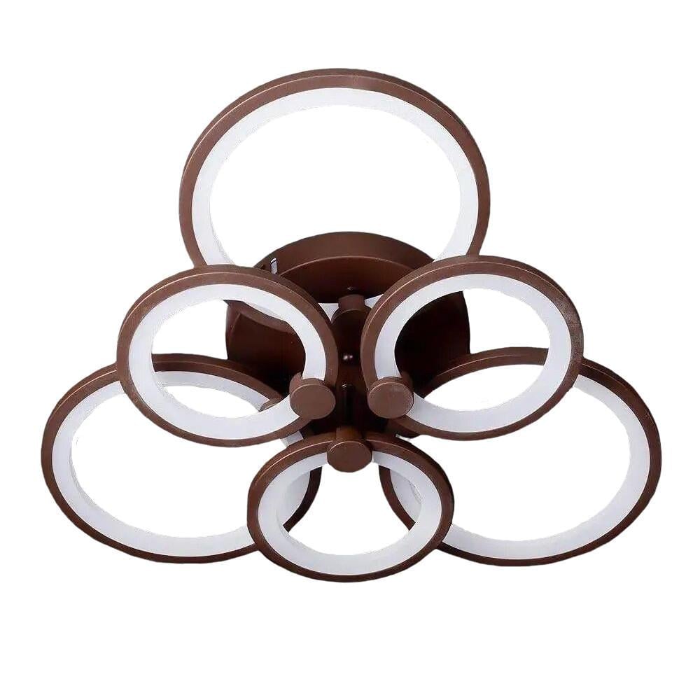 Люстра LED Svet SL-5332/3+3B COFFE 168W Коричневый