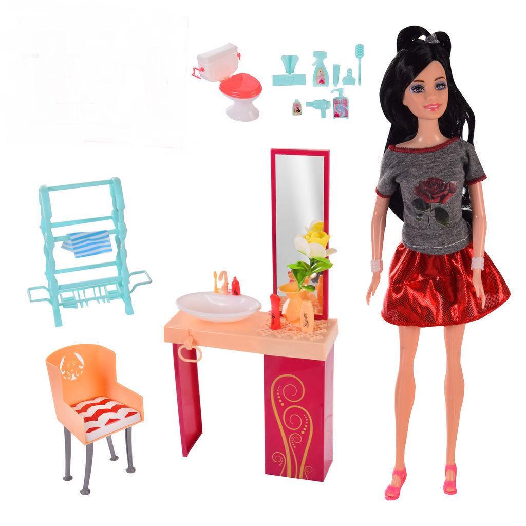 Кукла ToyCloud Ванная комната с набором аксессуаров 29 см (JX200-55) Кукла ToyCloud Ванная комната с набором аксессуаров 29 см (JX200-55)