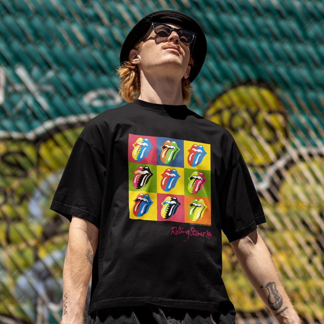Футболка унисекс The Rolling Stones Tour 89 M Черный (0000022692)
