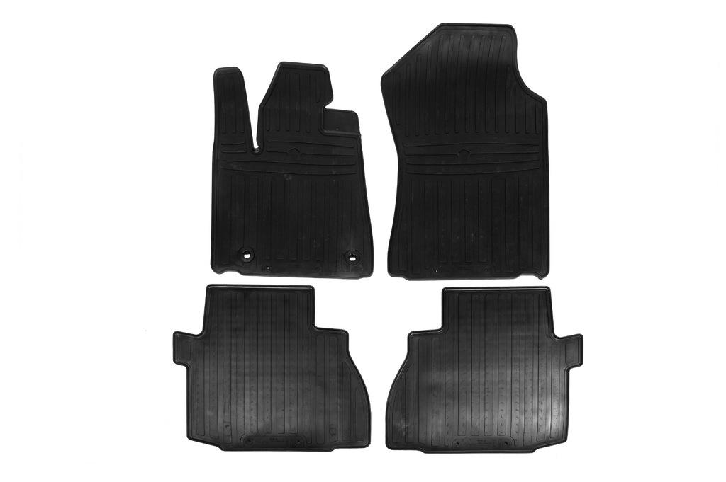Резиновые коврики Stingray для Toyota Sequoia 2007-2022гг. резина Черный