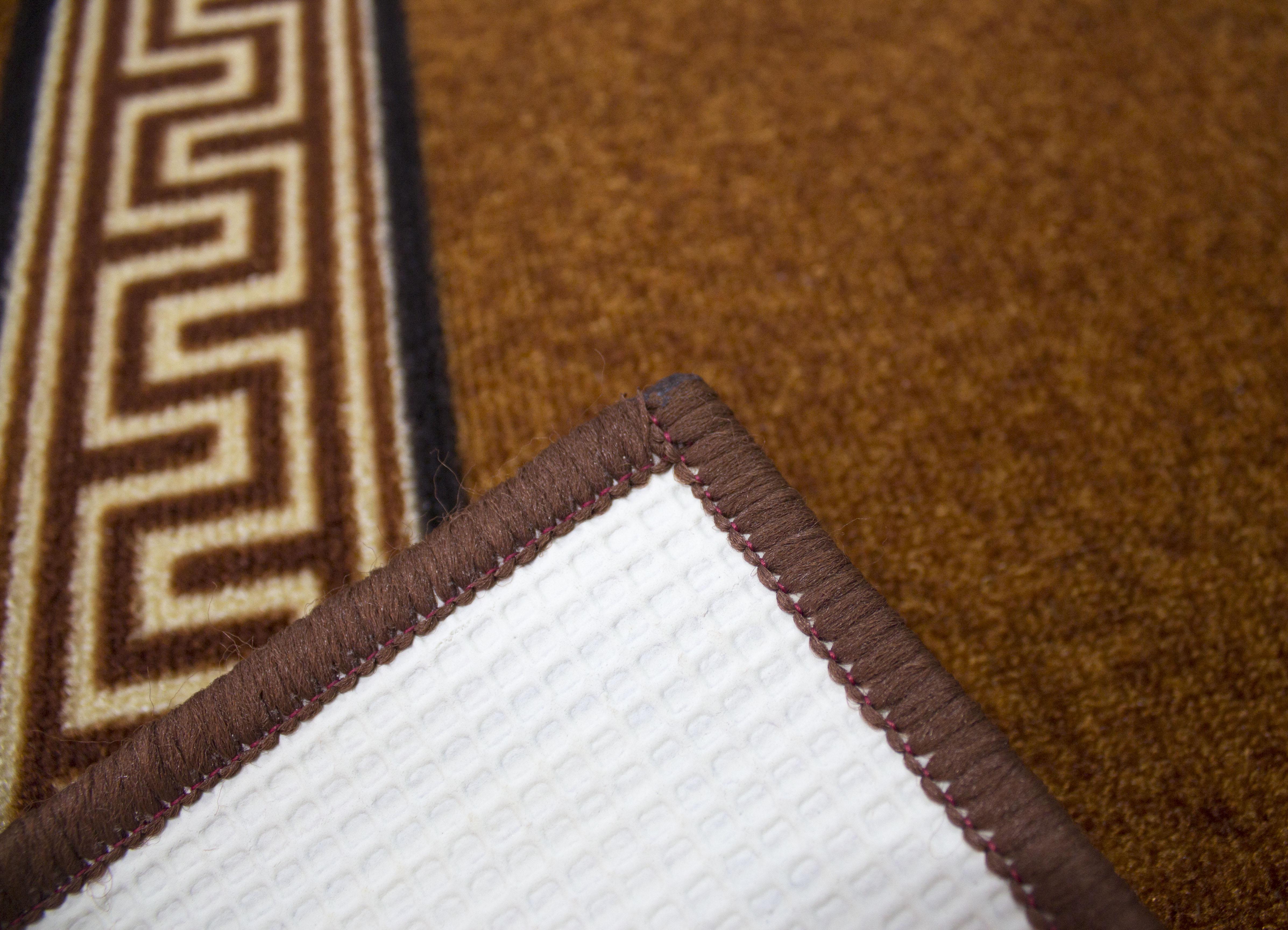 Набор для ванной комнаты Oriental Weavers Sosa Версаче 57x90/57x60 см Коричневый (007888) - фото 4 Набор для ванной комнаты Oriental Weavers Sosa Версаче 57x90/57x60 см Коричневый (007888) - фото 4