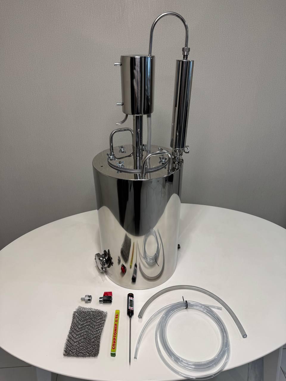 Дистиллятор Бимбер двойной электрический 3 кВт 33 л