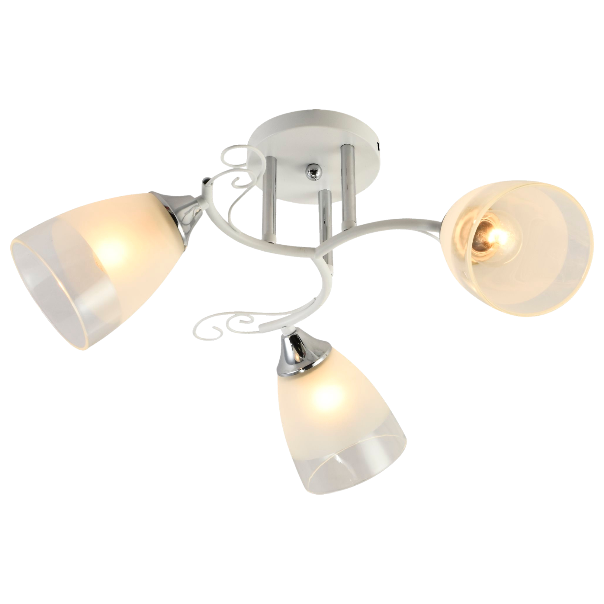 Люстра декоративная Valeso V XA1437B/3 WH+CR на 3 плафона (000037637)