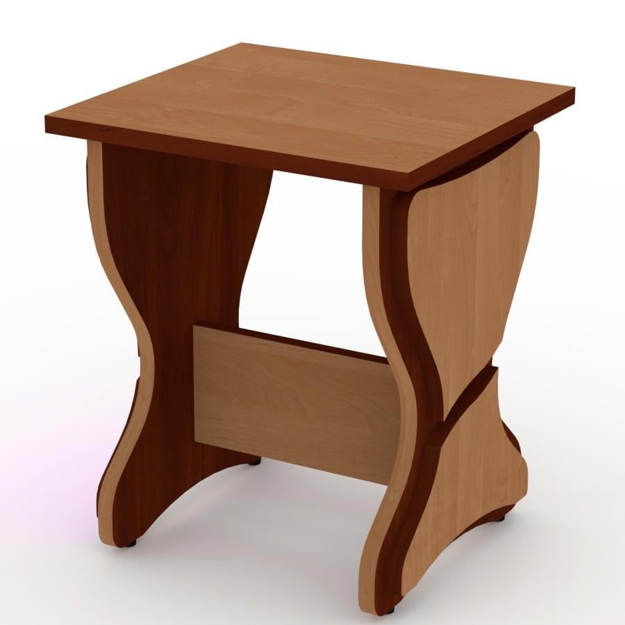 Табурет кухоний з накладкою МебліКо Т-6 36х33х41 см Вільха (k-2806-5)