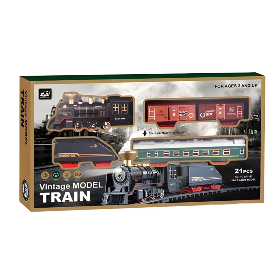 Дитяча залізниця Vintage Model Train 21 деталь (3299-69)