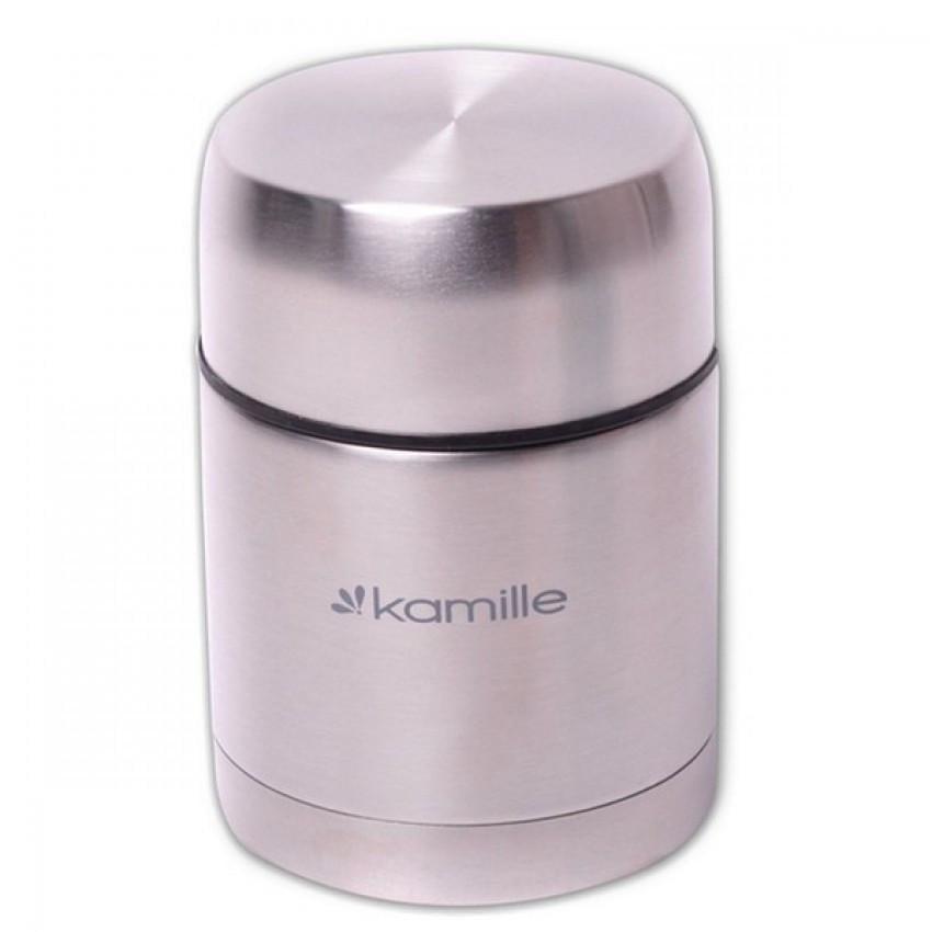 Термос харчовий Kamille КМ-2060 із нержавіючої сталі 500 мл (1104353630) - фото 1 Термос харчовий Kamille КМ-2060 із нержавіючої сталі 500 мл (1104353630) - фото 1