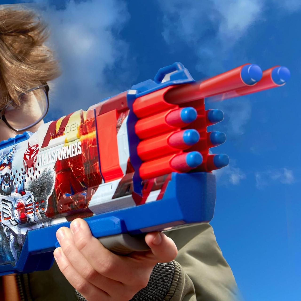 Бластер Nerf Transformers Optimus Primal Dart Blaster - фото 8 Бластер Nerf Transformers Optimus Primal Dart Blaster - фото 8