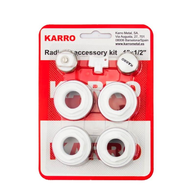 Комплект футорок для радиатора Karro 1/2" 0006446 (AKD48163)