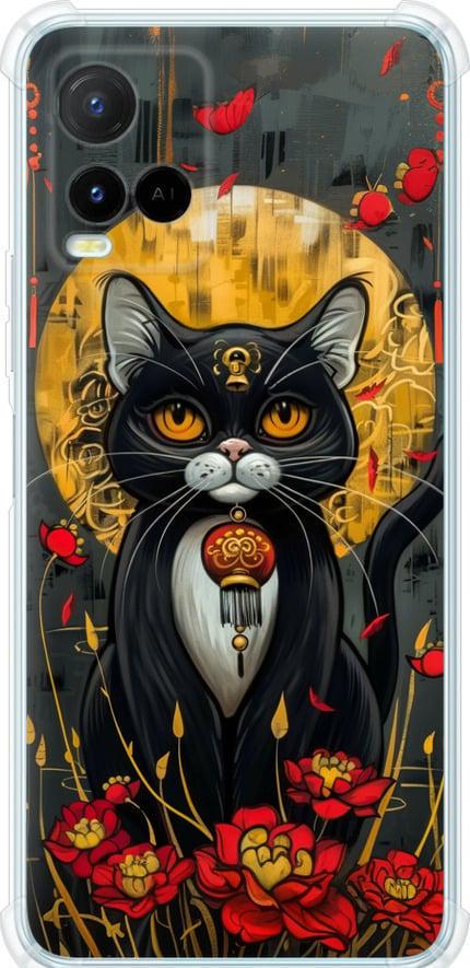 Чехол на Vivo Y21 China Cat (6134sp-669-42517) Чехол на Vivo Y21 China Cat (6134sp-669-42517)