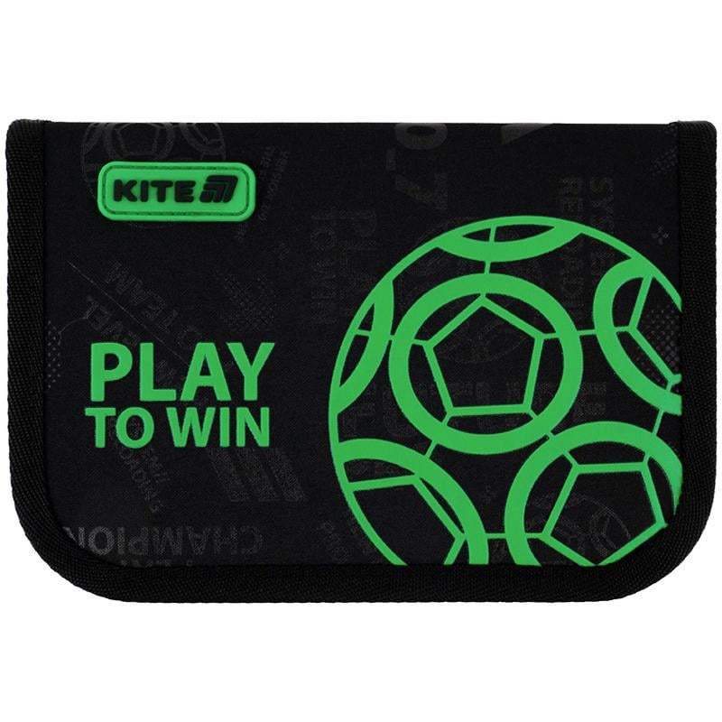 Пенал школьный KITE Play&Win 1 отделение Черный (K25-621-2)