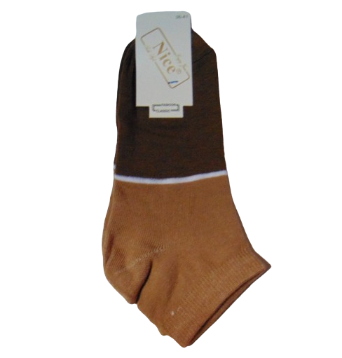 Носки женские короткие Nice р. 36-41 Коричневый (2065140087)