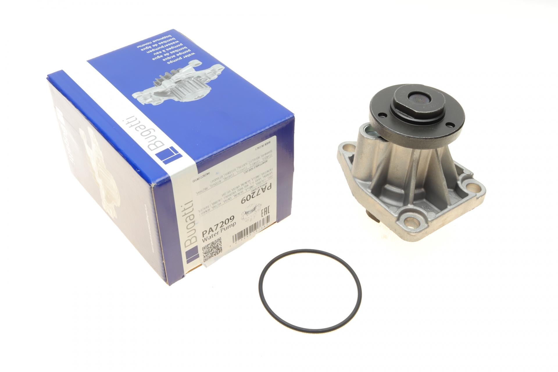 Насос воды Bugatti Opel Omega B/Vectra A/B/C 2.5/2.6/3.0/3.2 V6 93-06 R/B 6 лоп PA7209 (25589638)