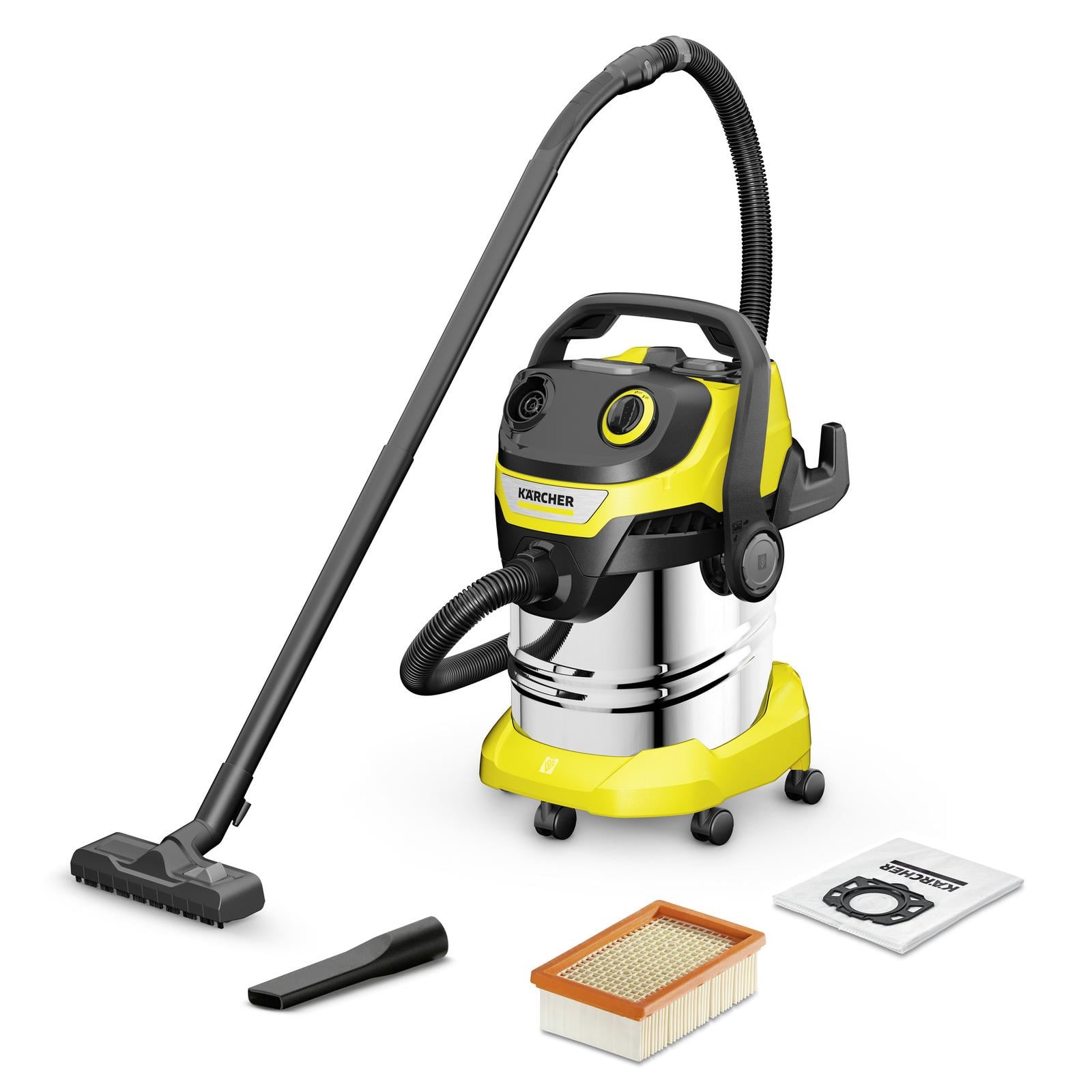 Пылесос строительный Karcher WD 5 S V-25/5/22 1.628-350.0 (1.1 кВт, 25 л) универсальный с фильтром (22811) Пылесос строительный Karcher WD 5 S V-25/5/22 1.628-350.0 (1.1 кВт, 25 л) универсальный с фильтром (22811)