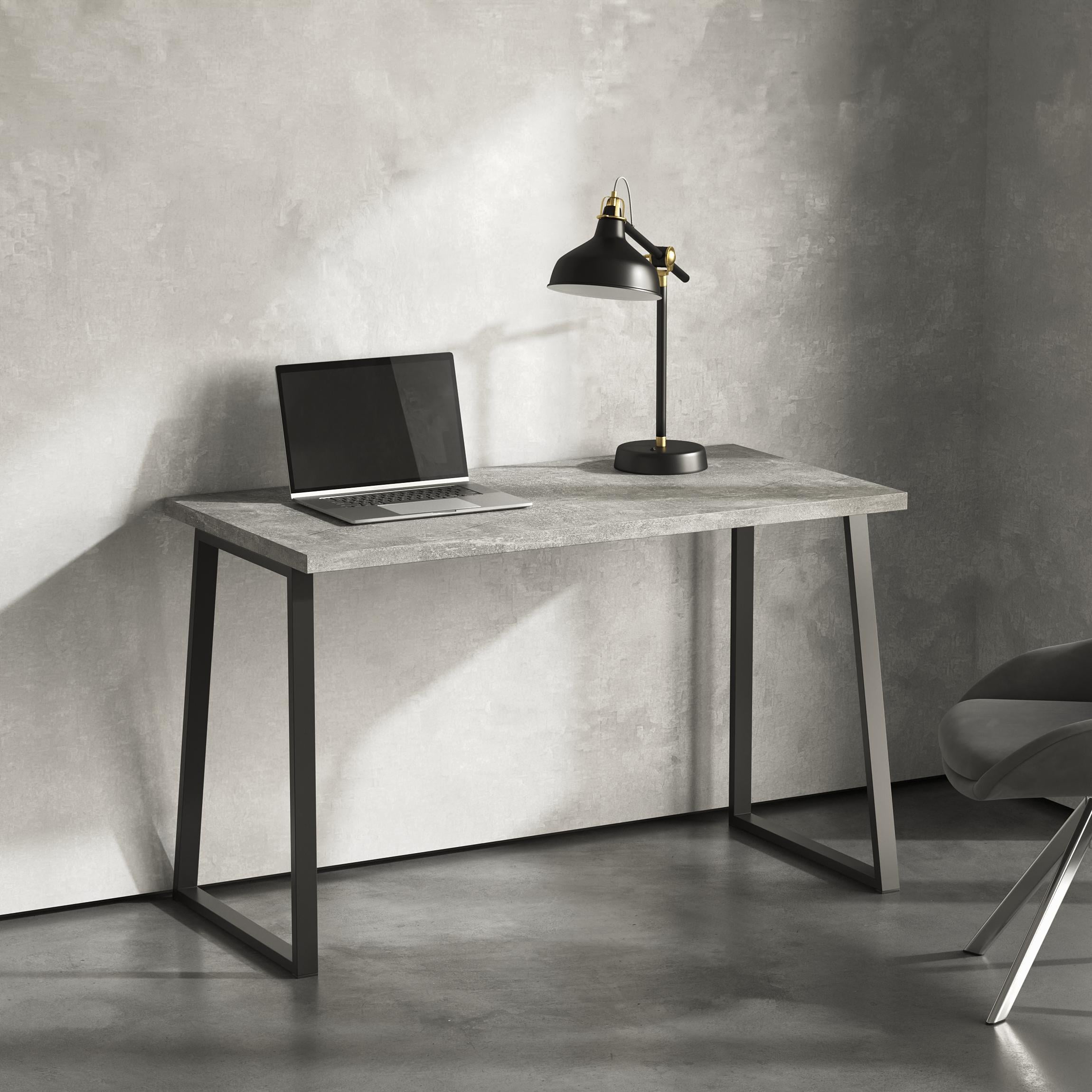 Стол письменный лофт Серия 4 1400х700х32 мм Бетон