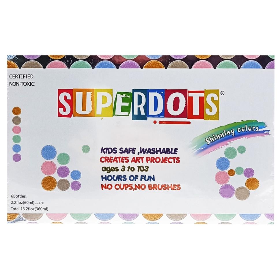 Набор Маркеров Bambi точечный ДОТ пастельный 6 шт. Разноцветный (TD-160-D-16)