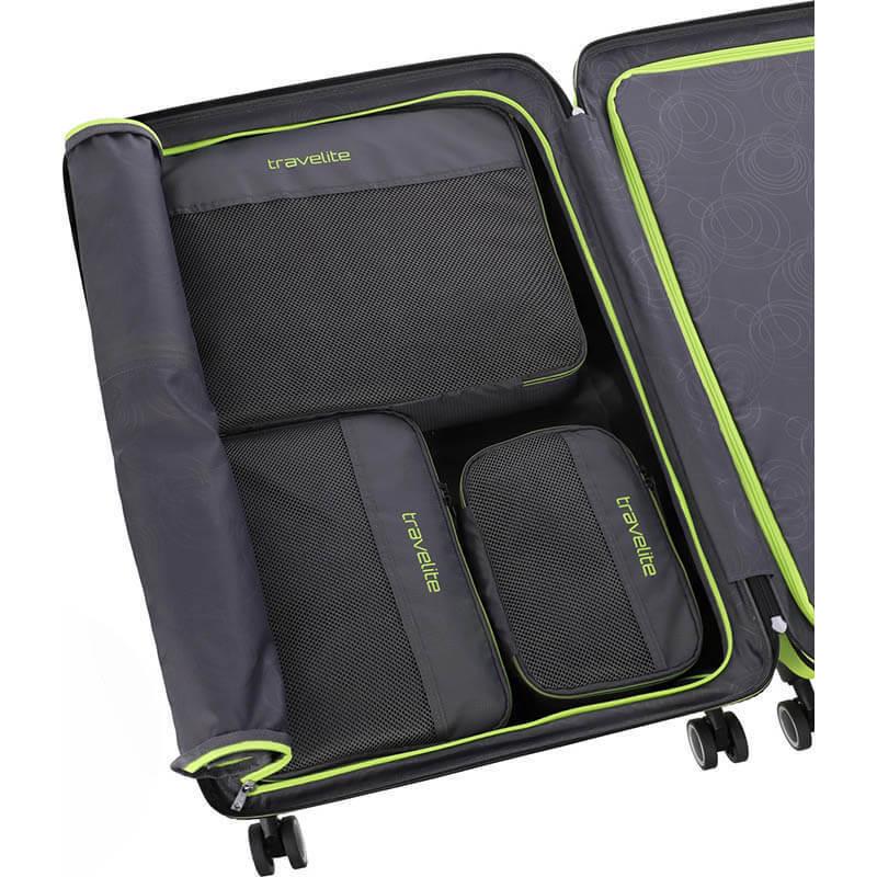 Набір органайзерів для багажу Travelite Accessories L/M/S Anthracite (TL000334-04) - фото 3