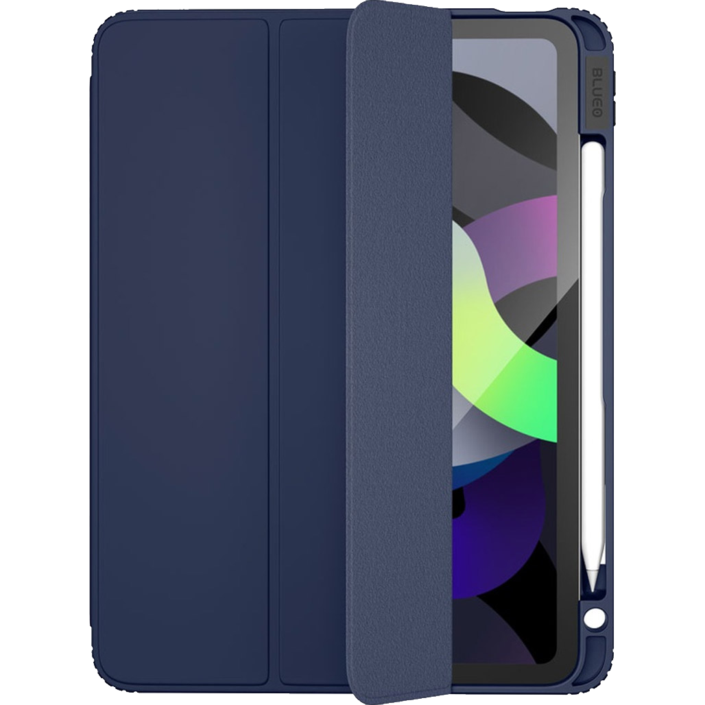 Чехол-книжка Blueo Ape Case with Leather Sheath для Apple iPad 10,9" 10th Gen Navy Blue - фото 1