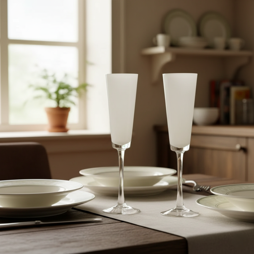 Комплект келихів для шампанського Sakura 200 мл 2 шт, - фото 2 Комплект келихів для шампанського Sakura 200 мл 2 шт, - фото 2