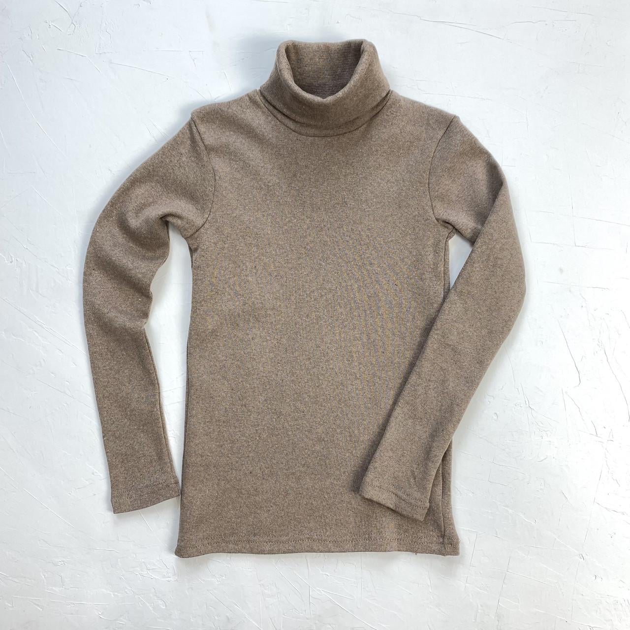 Гольф детский с начесом 158 см Бежевый (2730013485)