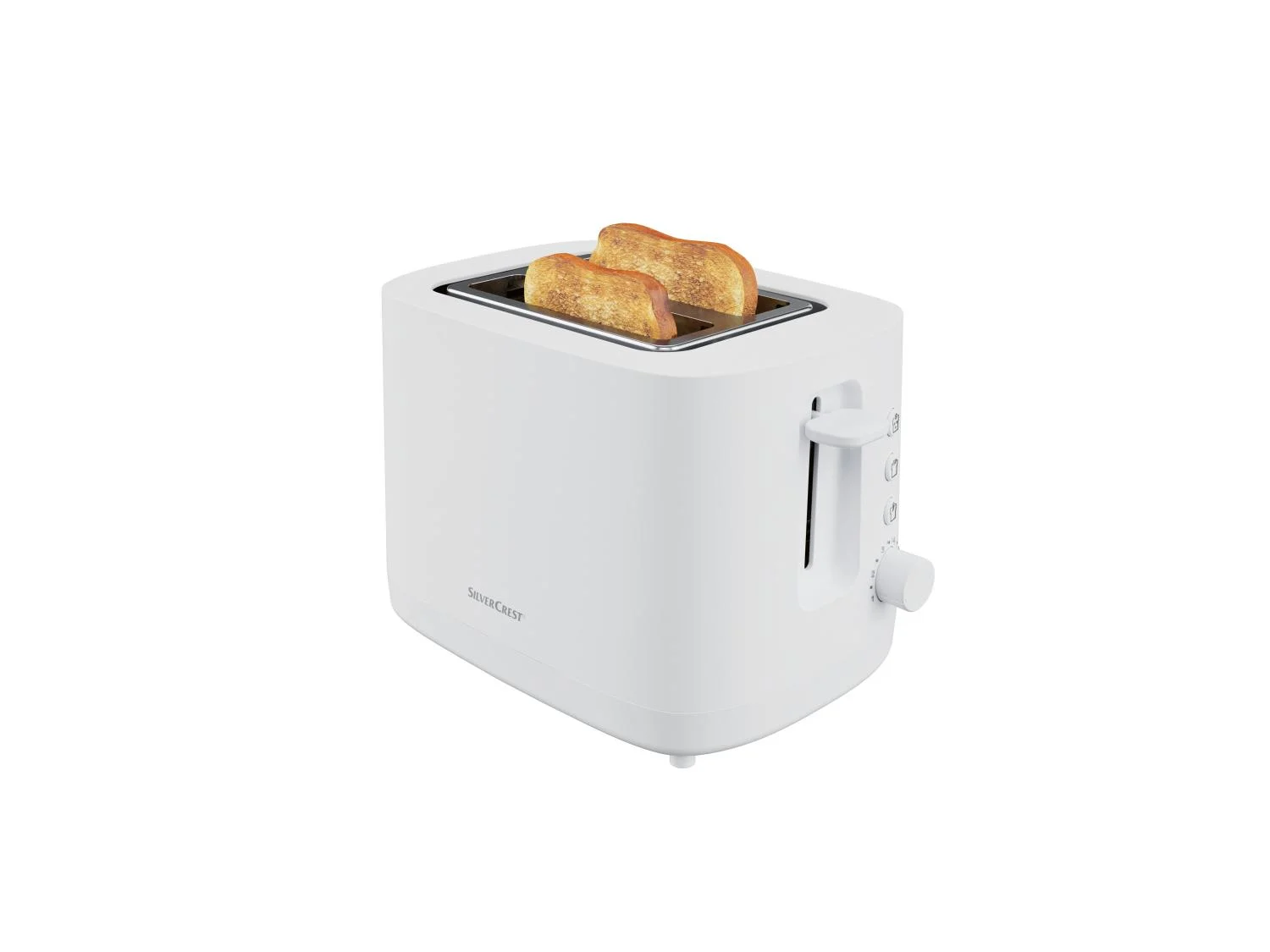 Тостер SilverCrest STK 870 C3 870 Вт автоматический подъем 6 уровней обжарки/электронный контроль Белый (STK 870 C3)