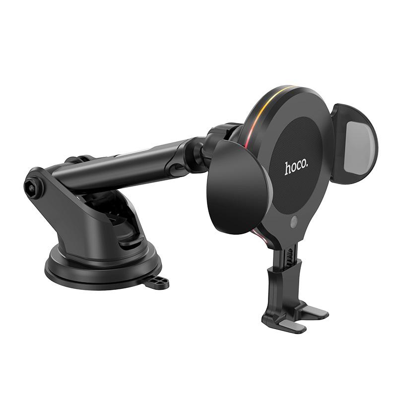 Автодержатель Hoco CA60 с функцией беспроводной быстрой зарядки (873927532975)