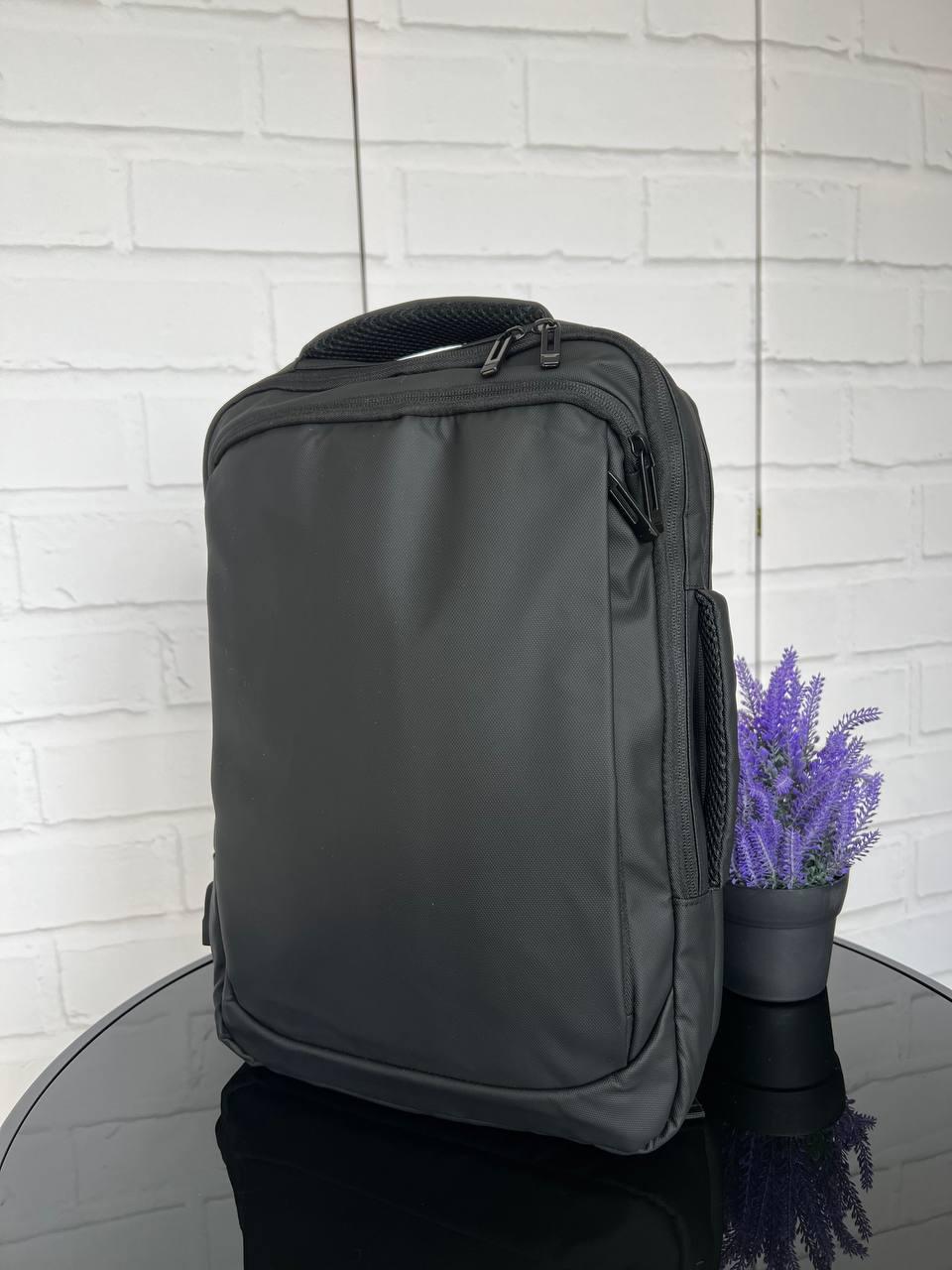 Рюкзак городской качественный вместительный на каждый день Черный Рюкзак городской качественный вместительный на каждый день Черный