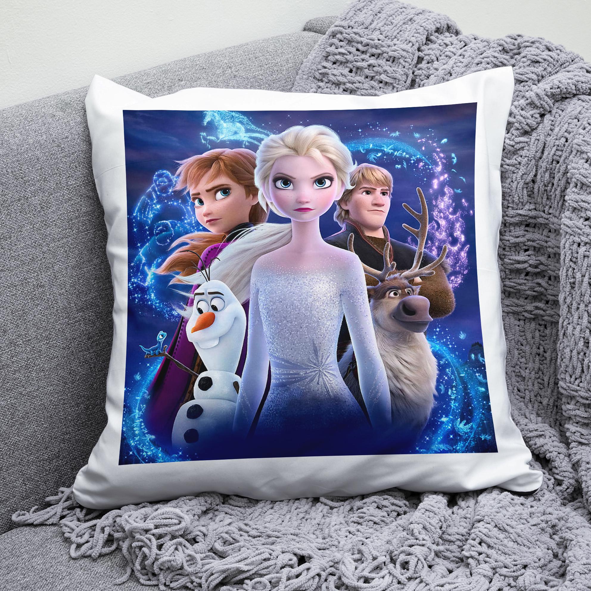 Плюшевая подушка квадрат с принтом Olaf's Frozen Adventure
