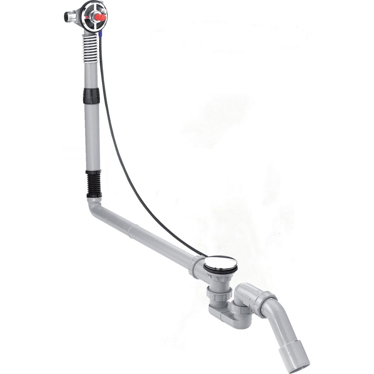Сифон для ванной Hansgrohe Exafill S 58116180 70 мм с тросом (116497)