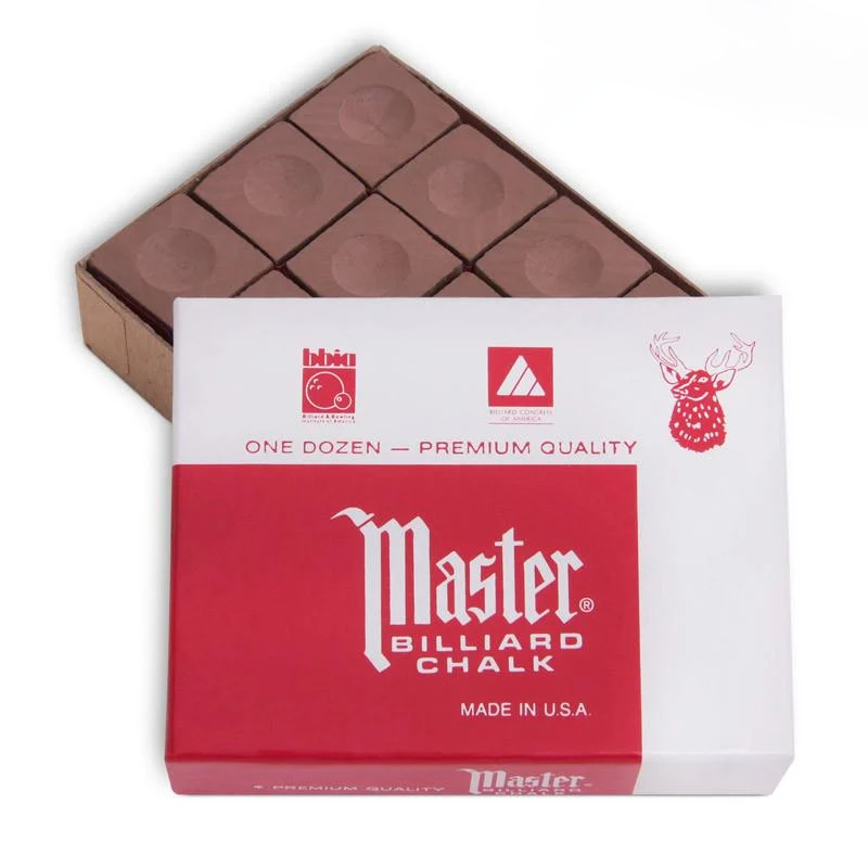 Крейда більярдна Master 12 шт. Коричневий (18131827) Крейда більярдна Master 12 шт. Коричневий (18131827)