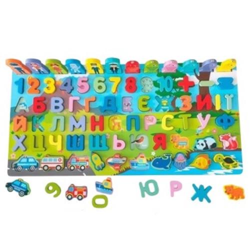 Деревянная игрушка Limo Toy Многофункциональная дощечка (MD 1927)