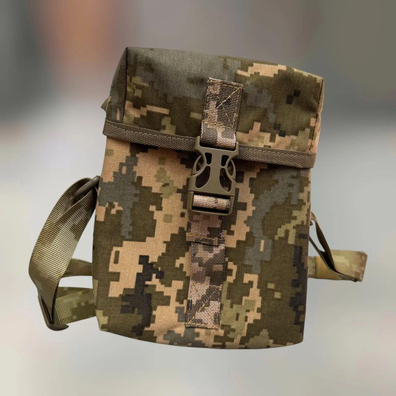 Подсумок утилитарный полужесткий на плечо WINTAC на Molle CORDURA 1000D для биноклей и ПНБ Пиксель (246096) Подсумок утилитарный полужесткий на плечо WINTAC на Molle CORDURA 1000D для биноклей и ПНБ Пиксель (246096)