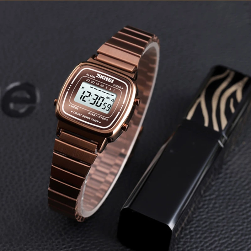 Наручные часы Skmei 1901SCF Cofee Steel - фото 4 Наручные часы Skmei 1901SCF Cofee Steel - фото 4