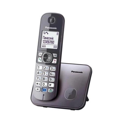 Телефон DECT Panasonic KX-TG6811UAM АОН/Caller ID Metallic (10183891)